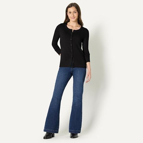 Black Cardigan Sweater image 2